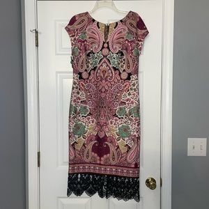 ECI NWT back Zipper Dress - size medium with stretch